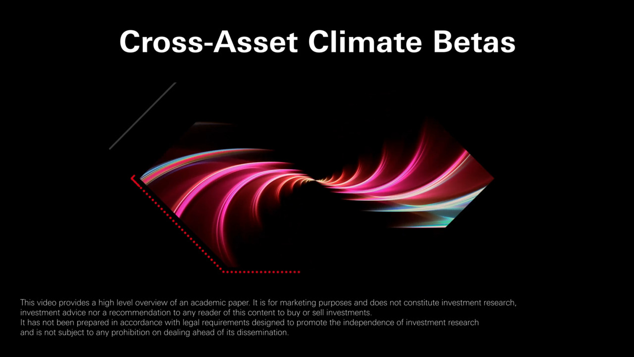 Cross-Asset Climate Betas